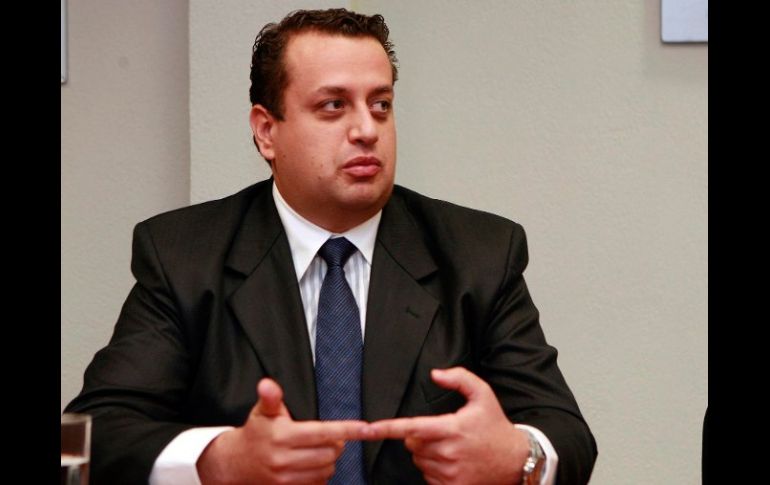 El presidente del PAN en Jalisco, Hernán Cortés Berumen. A. GARCÍA  /