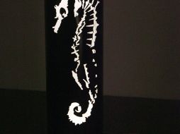 Una de las obras que se pueden ver en la muestra Paraísos elementales, del artista segoviano Luis Moro. A. GARCÍA  /