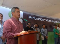 El mandatario estatal, Mario Anguiano Moreno, se declaró listo para su informe. ESPECIAL  /