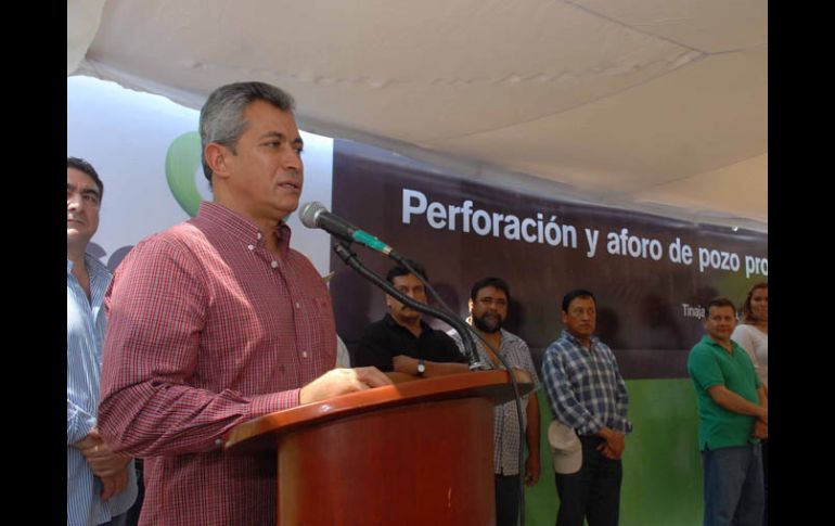 El mandatario estatal, Mario Anguiano Moreno, se declaró listo para su informe. ESPECIAL  /