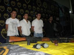 El día de la aprehensión, los indiciados portaban armamento bélico. M. PATIÑO  /