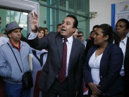 Roberto López, dirigente de los trabajadores académicos, adelanta que hay una corriente de apoyo para prestar los 100 mdp. M. FREYRIA  /