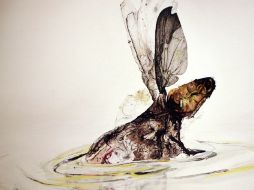 Una pintura de la muestra Paraísos elementales de Luis Moro. A. GARCÍA  /