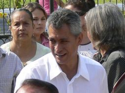 Mario Anguiano Moreno, gobernador de Colima, se compromete a restablecer la tranquilidad en el Estado. EL UNIVERSAL  /