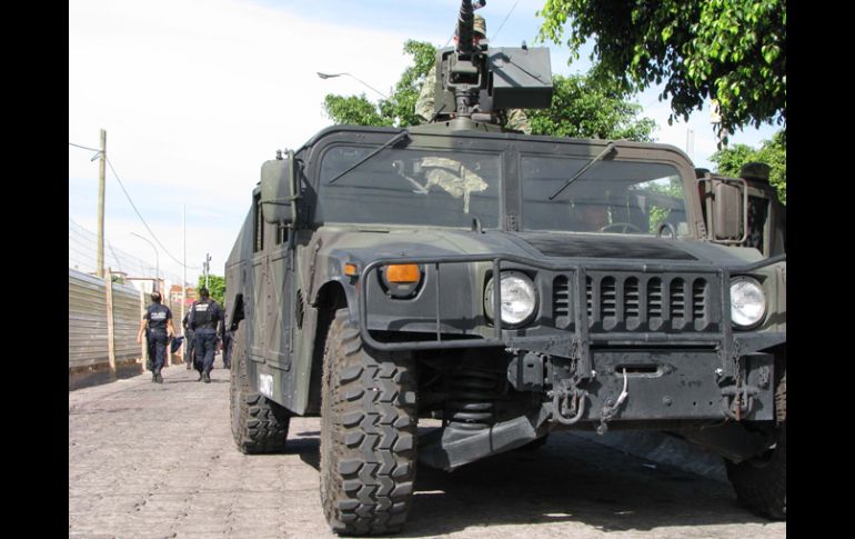 El alcalde de Tecalitlán pide intervención del Ejército Mexicano para que aplique una actividad permanente de patrullaje. EL UNIVERSAL  /