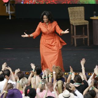 Oprah Winfrey  se toma un respiro