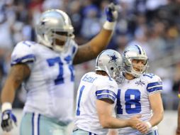 Los Vaqueros de Dallas consiguieron el triunfo con un gol de campo de Buehler. EFE  /