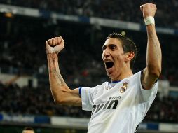 El argentino Ángel Di María le dio los tres puntos a los merengues. AFP  /