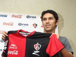 Lucio Flavio Dos Santos fue presentado con los Zorros del Atlas como nuevo refuerzo. MEXSPORT  /