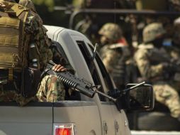 Militares durante un operativo. REUTERS  /