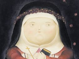 La pintura Santa Rosa De Lima, de Botero, viajó a España con la exposición de Femsa. EL UNIVERSAL  /