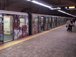 Aspecto del metro en Roma. EFE  /
