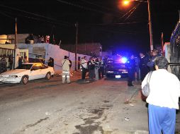 El cuerpo del hombre quedó a pocos metros de la entrada a su casa. O. RUVALCABA  /