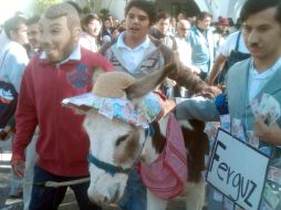 Aspecto de una de las últimas manifestaciones de la UdeG en Casa Jalisco, las cuales fueron suspendidas estas vacaciones. ESPECIAL  /