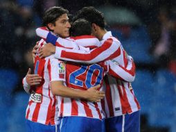 El Atlético de Madrid se impuso 1-0 ante el Espanyol en los octavos de final de la Copa del Rey. AFP  /