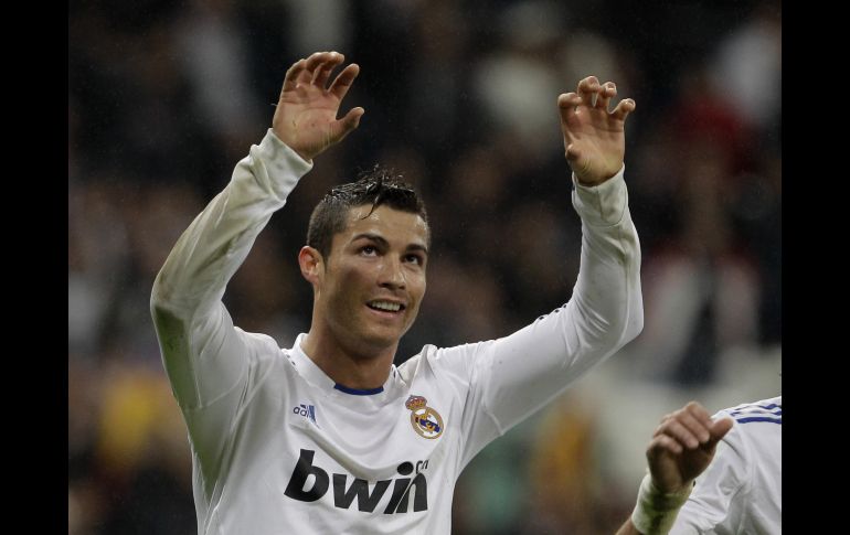 Cristiano Ronaldo anotó tres goles en el encuentro ante el Levante. AP  /