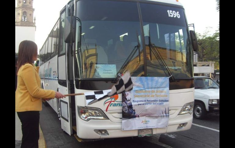 Se dio el banderazo de salido de los recorridos turísticos. ESPECIAL  /