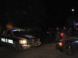 Uniformador de varias corporaciones de la zona metropolitana acudieron al lugar a prestar el apoyo necesario. O. RUVALCABA  /