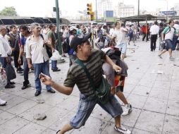 Violentos incidentes en Buenos Aires.  /