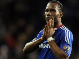 Didier Drogba se reporta listo para enfrentar la Arsenal. AFP  /