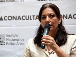 Teresa Vicencio, directora de INBA, destaca liderazgo del instituto en proyectos de educación básica. EL UNIVERSAL  /