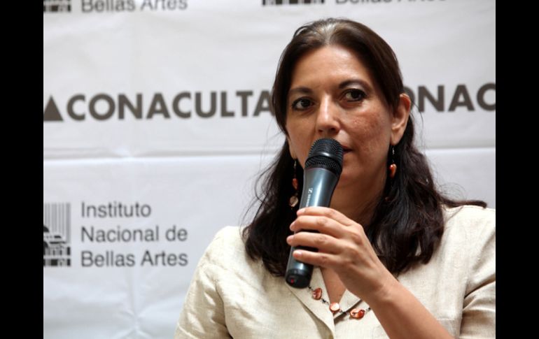 Teresa Vicencio, directora de INBA, destaca liderazgo del instituto en proyectos de educación básica. EL UNIVERSAL  /