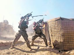 Dos militares estadounidenses repelen el ataque de una flotilla talibana en Afganistán. AP  /