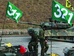 En tanto las fuerzas surcoreanas se mantienen en alerta. NOTIMEX  /