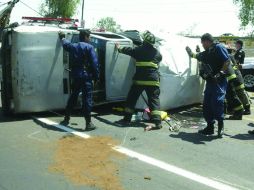 El vehículo iba a exceso de velocidad. ARCHIVO  /