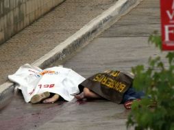 Los asesinados fueron identificados como Pedro Ríos García de 38 años de edad y Leonardo Torres Cornejo. ARCHIVO  /