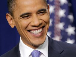 Barack Obma ase declara satisfecho con el gabinete que han tenido.  /