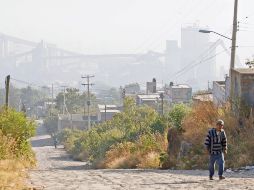 La contaminación del aire se ha mantenido desde la semana pasada, y se prevé que continúe en esta semana. S. MÚÑEZ  /