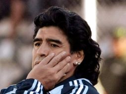 El argentino Diego Armando Maradona. ARCHIVO  /