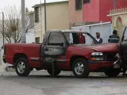 Los cuerpos de los jóvenes fueron localizados calcinados dentro de una camioneta. EFE  /
