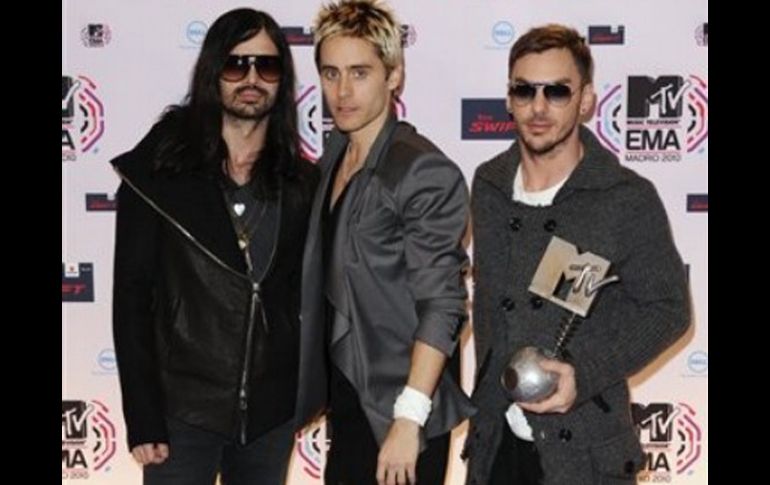 30 Seconds to Mars visitó México para presentarse en los premios MTV Latinoamérica 2007. AP  /