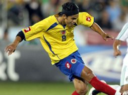 El colombiano llega a Pachuca proveniente del Independiente Santa Fe. MEXSPORT  /