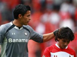 El portero del Toluca Alfredo Talavera durante el torneo Apertura 2010. MEXSPORT  /
