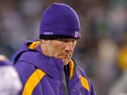 Brett Favre ha sido muy irregular desde su llegada a los Vikingos. REUTERS  /