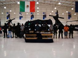 La Secretaría de Seguridad Pública federal presenta a Francisco López Villanueva, alias “El Bigotes”. EL UNIVERSAL  /