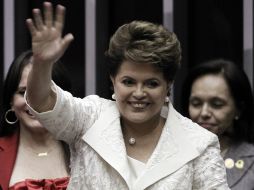 Dilma Rousseff pronunció su discurso en la Cámara de Diputados. REUTERS  /