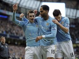 El Manchester City mantiene el liderato con esta victoria. EFE  /