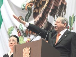 Egidio Torre Cantú rinde protesta como gobernador de Tamaulipas. EL UNIVERSAL  /