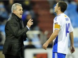 El técnico del Zaragoza, Javier Aguirre buscará a como dé lugar que el equipo levante en este año. ARCHIVO  /