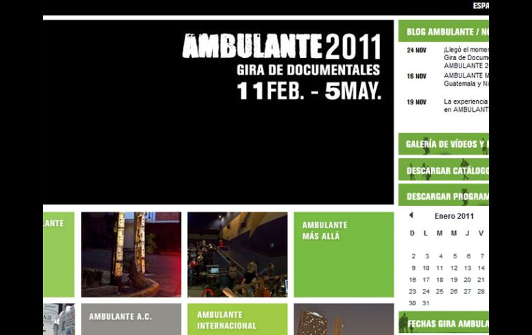 Tendrá por primera vez Ambulante, Gira de Documentales nueva categoría. SITIO OFICIAL  /
