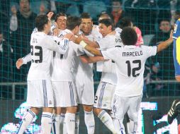 Lo más importante fue arrancar el año con victoria, consideró Valdano. Real Madrid venció a Getafe 3-2. EFE  /