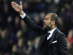 El entrenador del Barcelona Josep Guardiola en el primer partido del año del equipo. AP  /