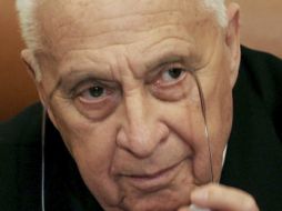 Ariel Sharon, durante uno de los últimos actos celebrados en Jerusalén, Israel, antes de caer en coma profundo. EFE  /