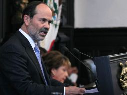 Gustavo Madero dijo que los priistas bloquean reformas como la laboral y la hacendaria. EL UNIVERSAL  /