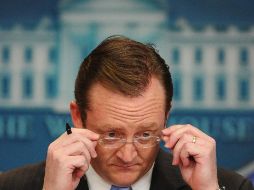 Robert Gibbs renunció al puesto de portavoz de la Casa Blanca para dedicarse a la campaña de reelección de Obama. AFP  /