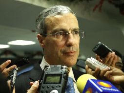 El legislador panista José González Morfín, presidente de la Junta de Coordinación Política del Senado de la República. EL UNIVERSAL  /